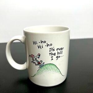 Shoebox Cards Cup "Hi Ho,Hi Ho, It's Over the Hill I Go" Retirement Mug Hallmark